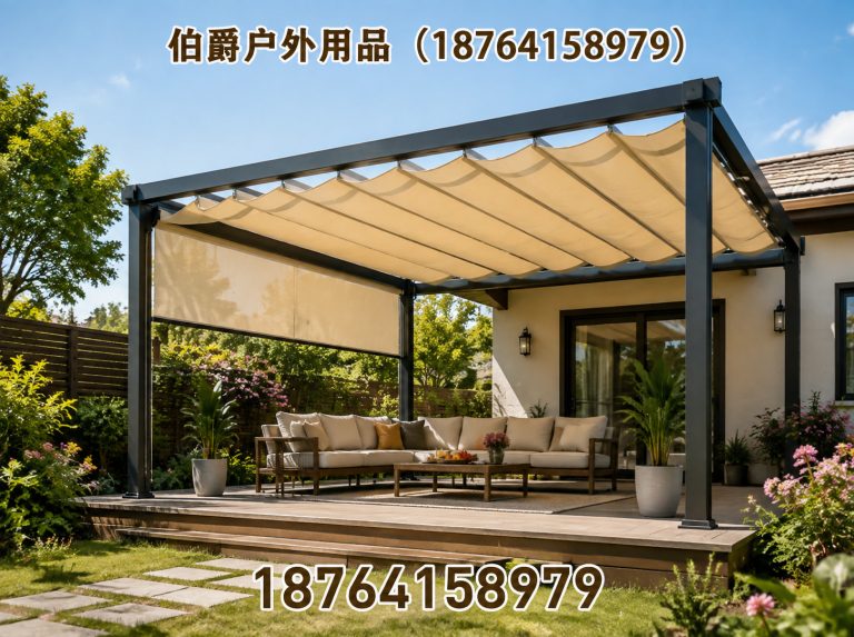 长清区户外遮阳棚展示图
