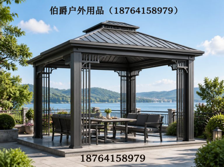 长清区铝合金凉亭展示图